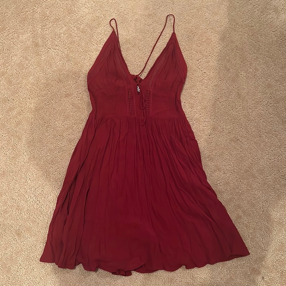 Free people red summer dress